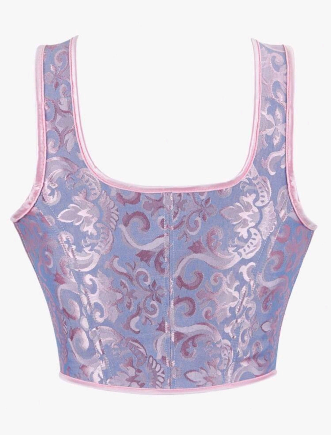 Baroque Jacquard Corset Top | Best Seller |