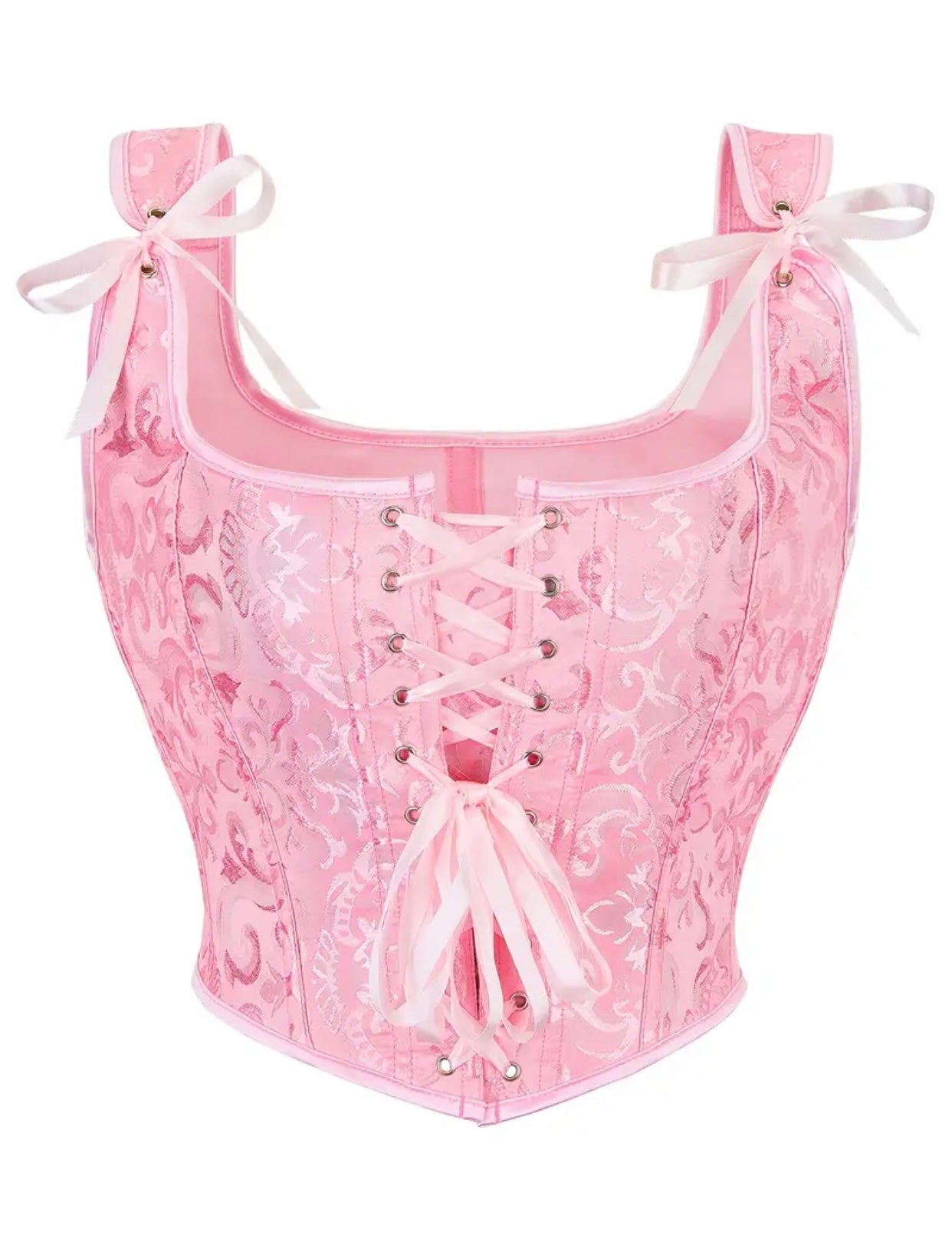 Baroque Jacquard Corset Top | Best Seller |