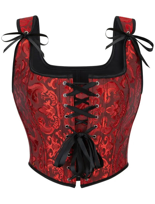 Baroque Jacquard Corset Top | Best Seller |
