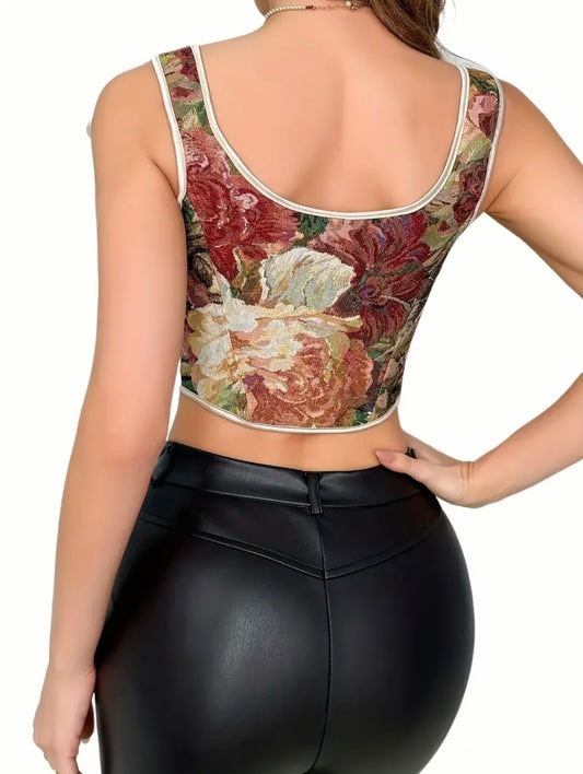 French Jacquard Corset