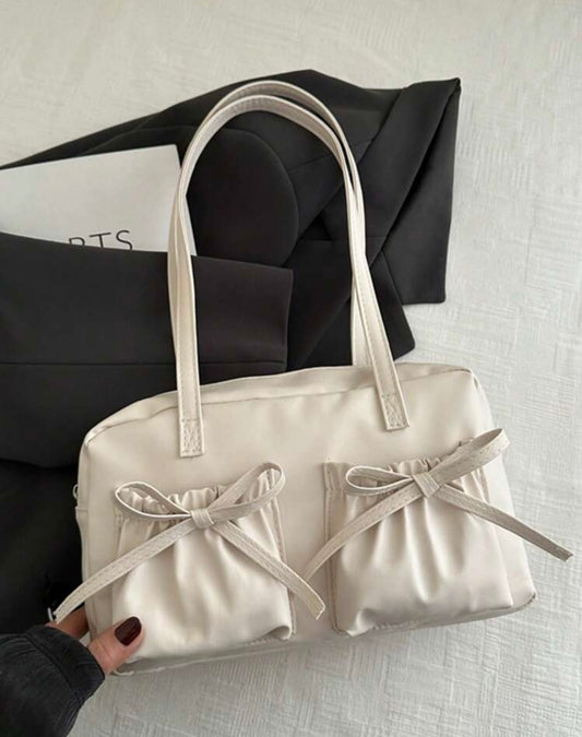 Matte Pocket Bow Bag