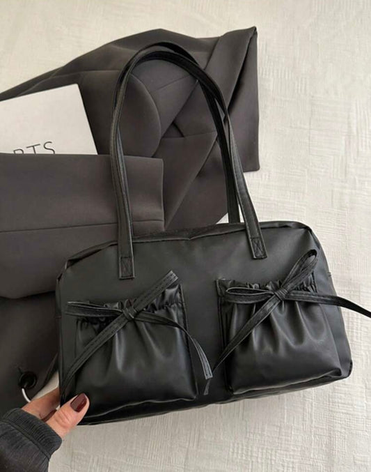 Matte Pocket Bow Bag