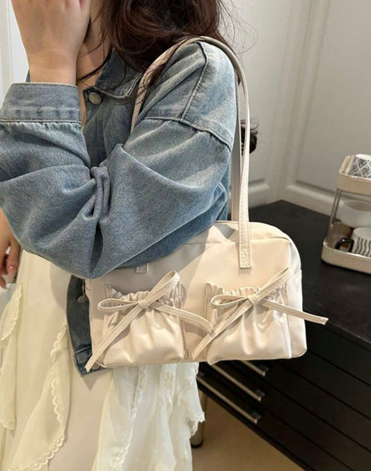 Matte Pocket Bow Bag