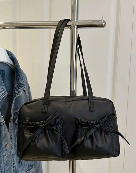 Matte Pocket Bow Bag