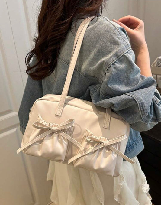 Matte Pocket Bow Bag