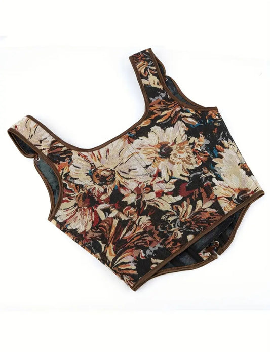 Vintage Brown Corset