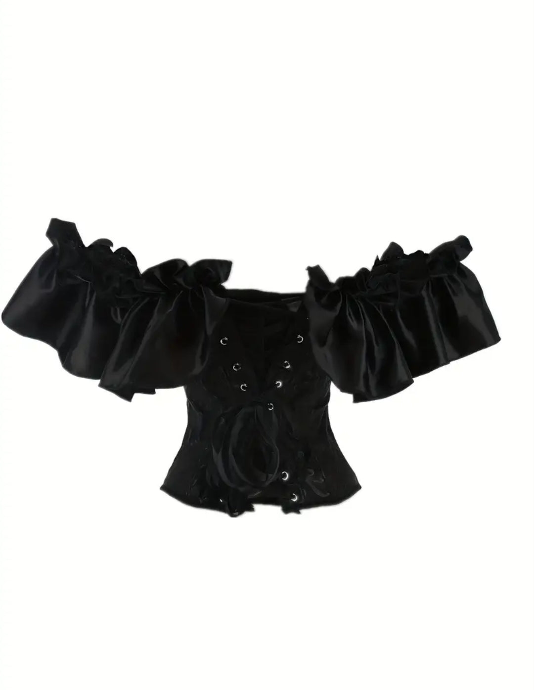 Frill Shoulder Corset