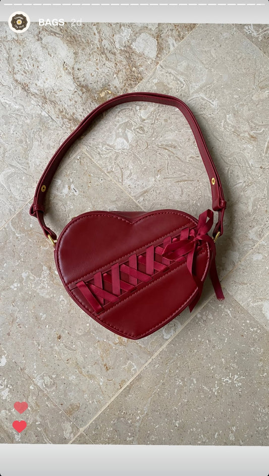 Laced Heart Bag | BEST SELLER |