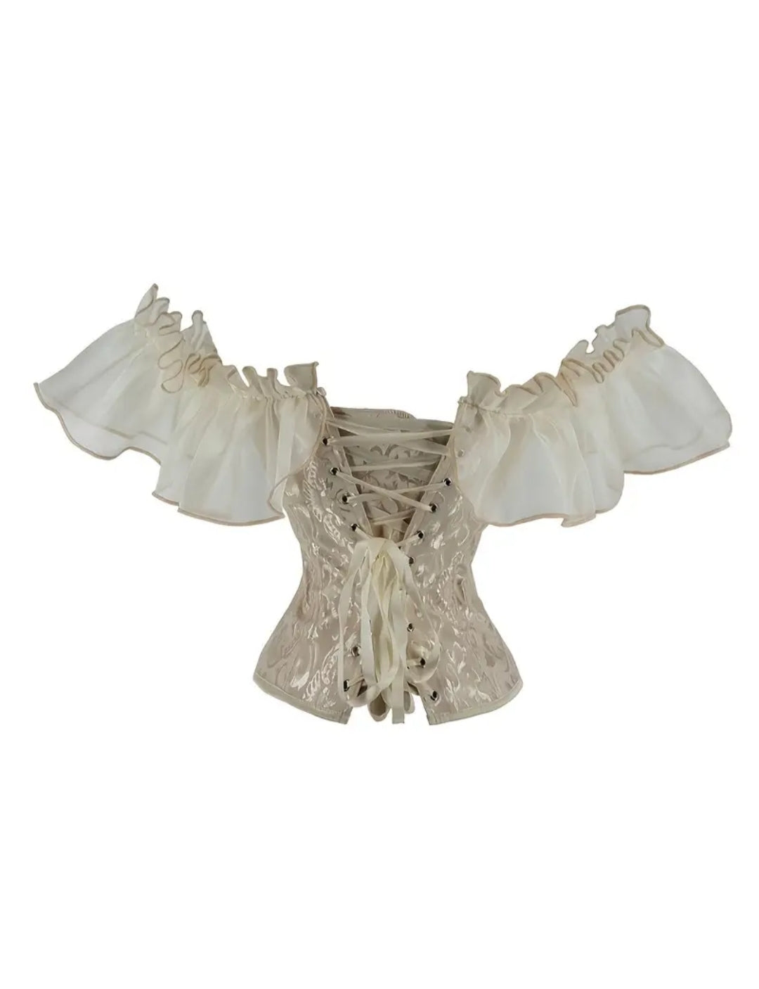 Frill Shoulder Corset