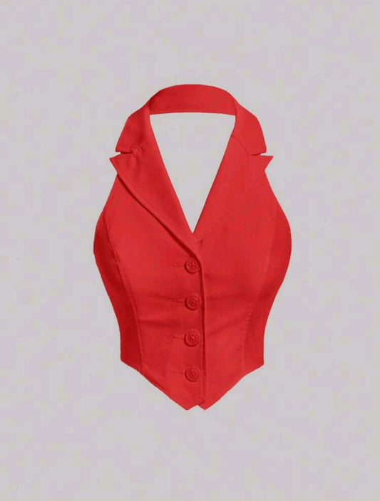 Colorful Backless Vest