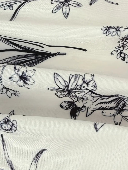 Black n White Corset top