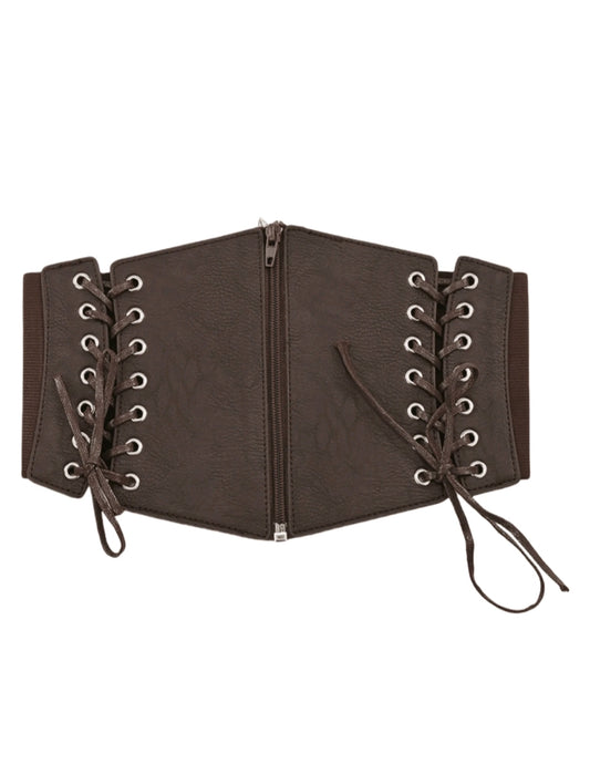 Lace-Up Corset Belt