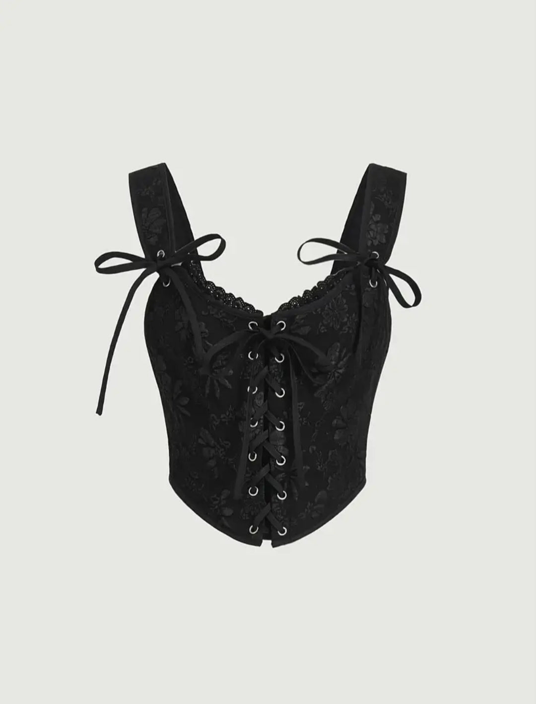 Black Lace Corset Top | BEST SELLER |