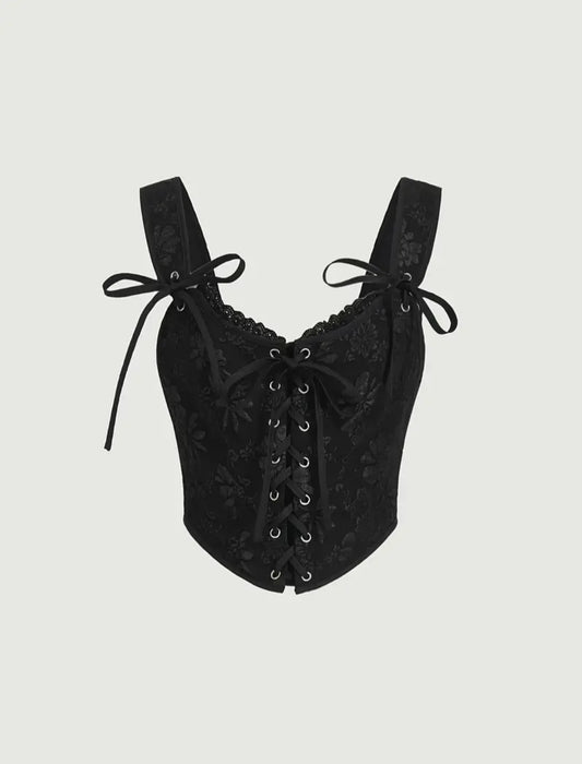 Black Lace Corset Top | BEST SELLER |