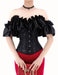 Frill Shoulder Corset