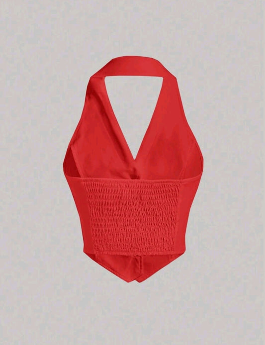 Colorful Backless Vest