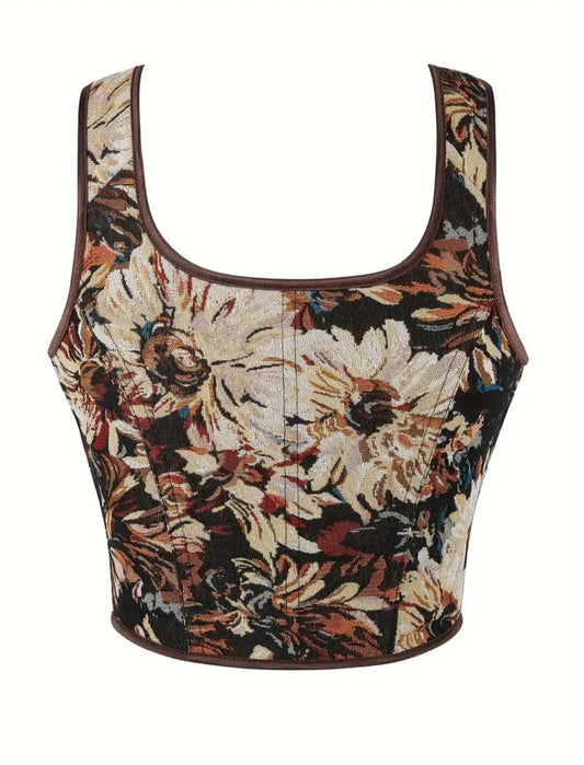 Vintage Brown Corset