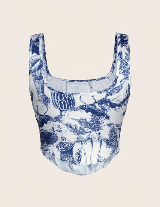 Forest Corset Top