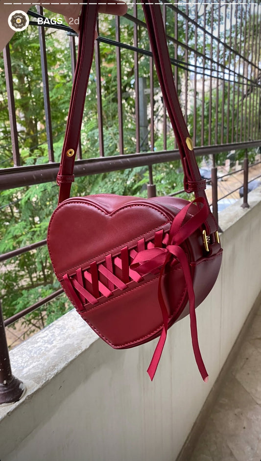 Laced Heart Bag | BEST SELLER |
