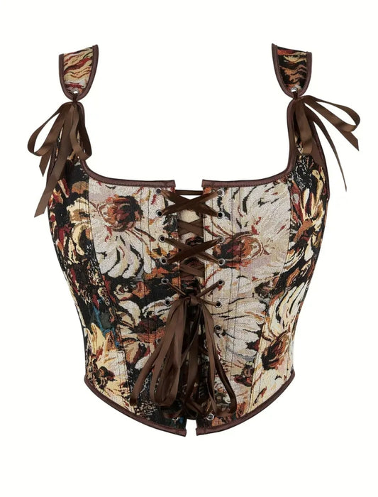 Vintage Brown Corset