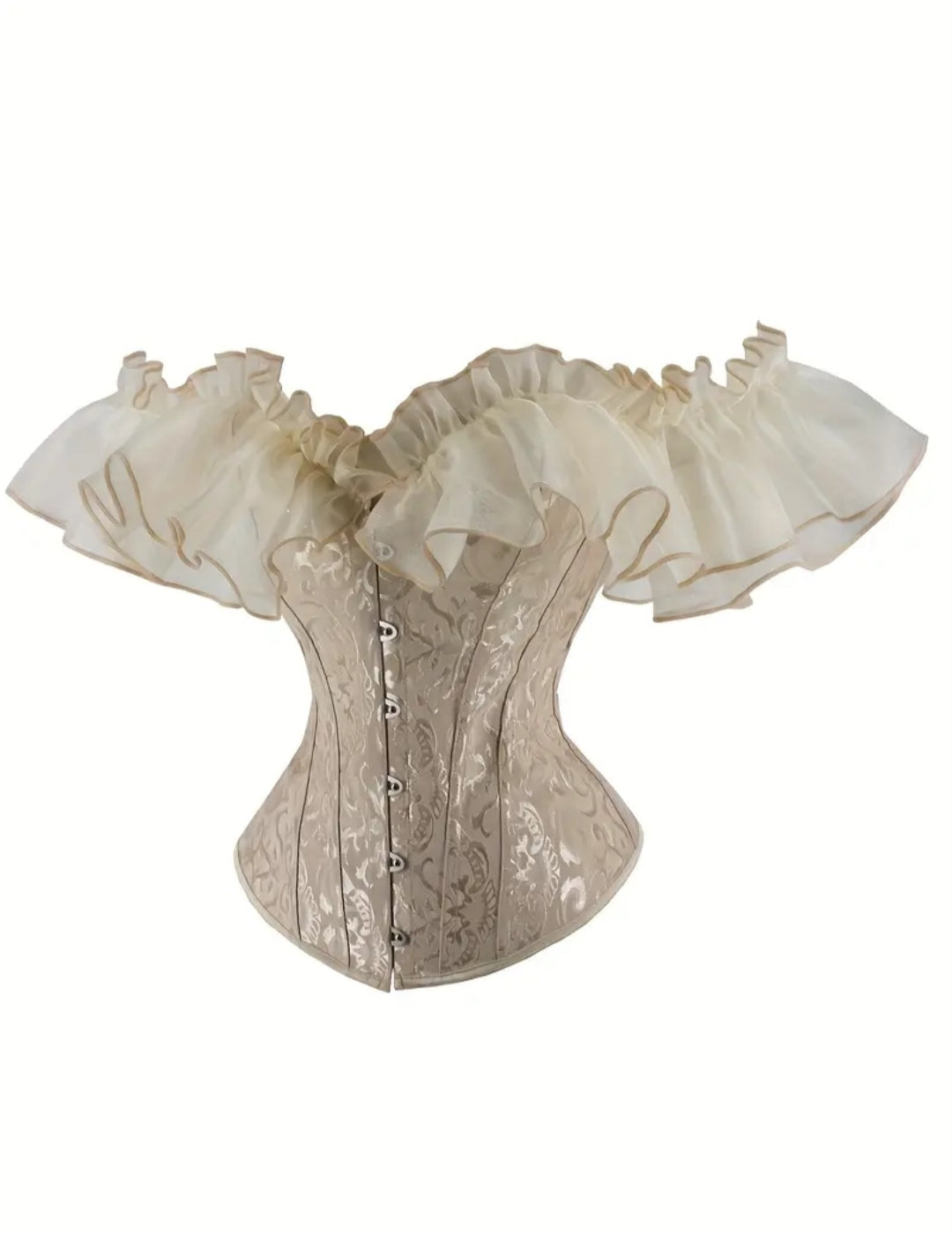 Frill Shoulder Corset